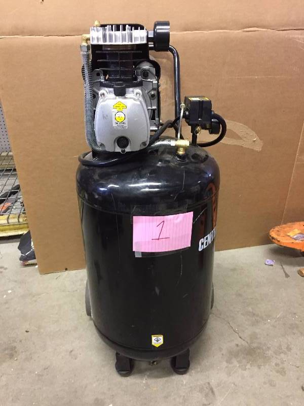 Central Pneumatic Air Compressor- 21 Gallons- Tested in good working Condition