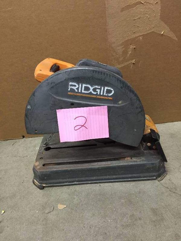 Ridgid 15-Amp 14 in. Abrasive Cut-Off Machine used tested works