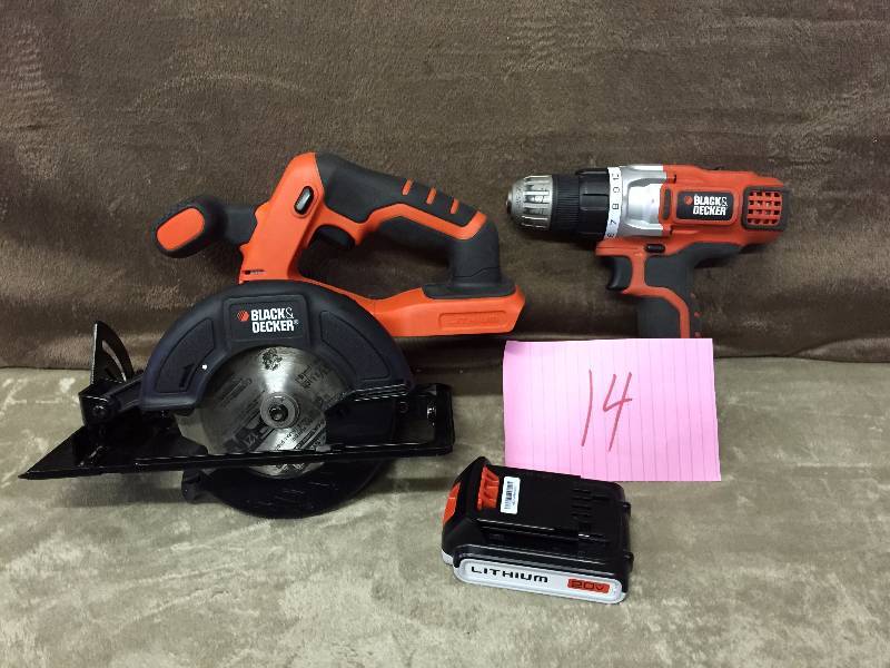 Black and Decker Saw and Drill- No charger included