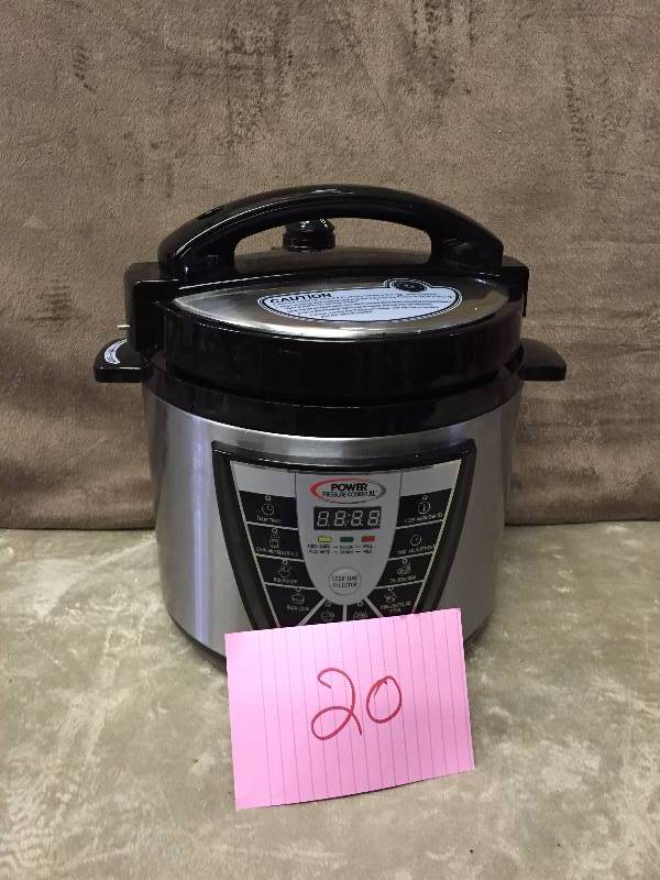 XL Power Preassure Cooker Used Tested Works