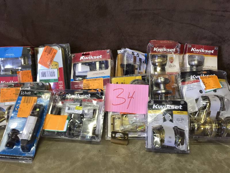 Lot of Door Hardware not inspected