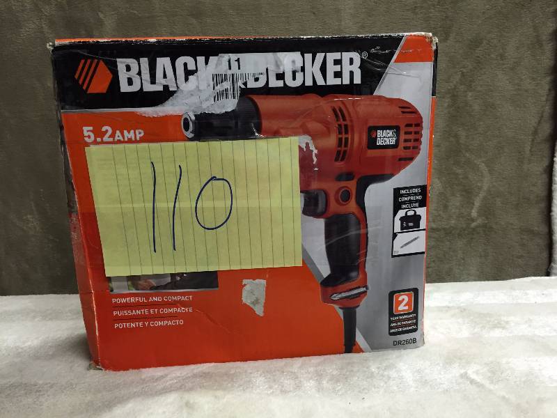 Black Decker 5.2 Amp DR260B