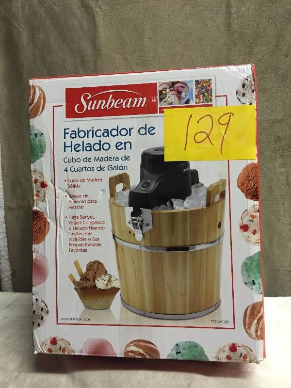 Sunbeam Ice Cream Maker