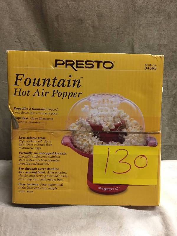 Presto Hot Air Popper