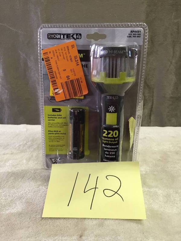 Ryobi Tek4 Flashlight