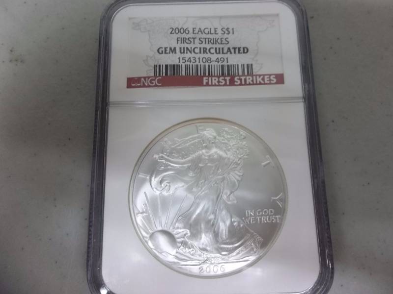 2006 Silver Eagle NGC Graded Gem Unc