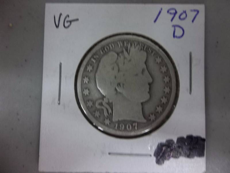 1907 D Morgan Half Dollar