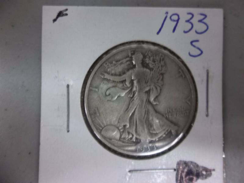1933 S Walker Half Dollar