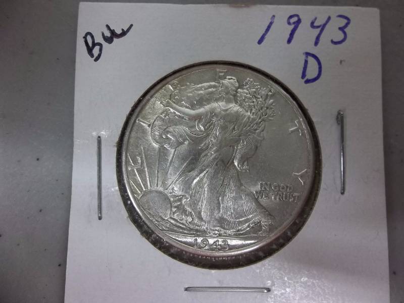 1943 D Walker Half Dollar BU