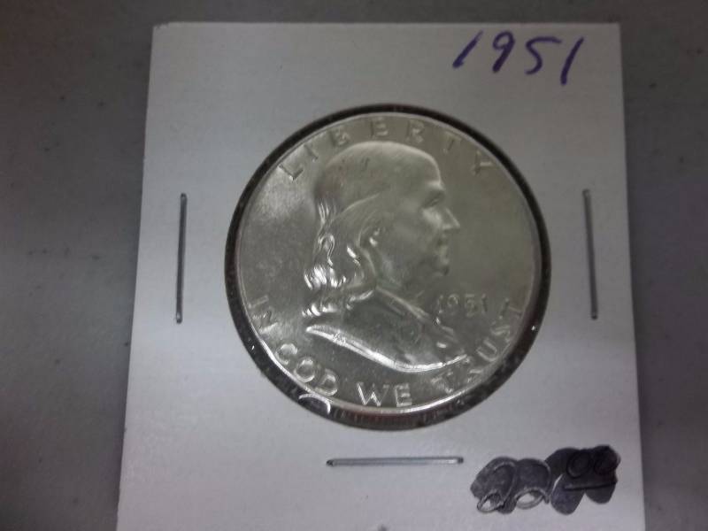 1951 Franklin Half Dollar BU