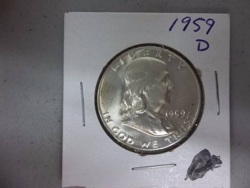 1959 D Franklin Half Dollar BU