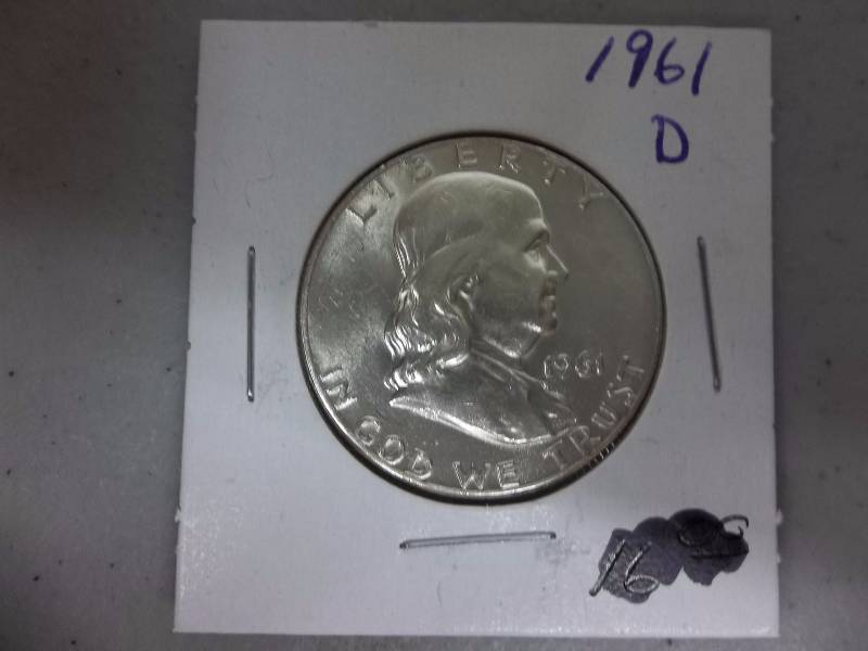 1961 D Franklin Half Dollar BU