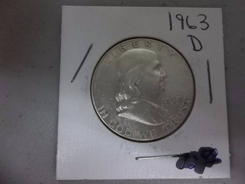 1963 D Franklin Half Dollar AU