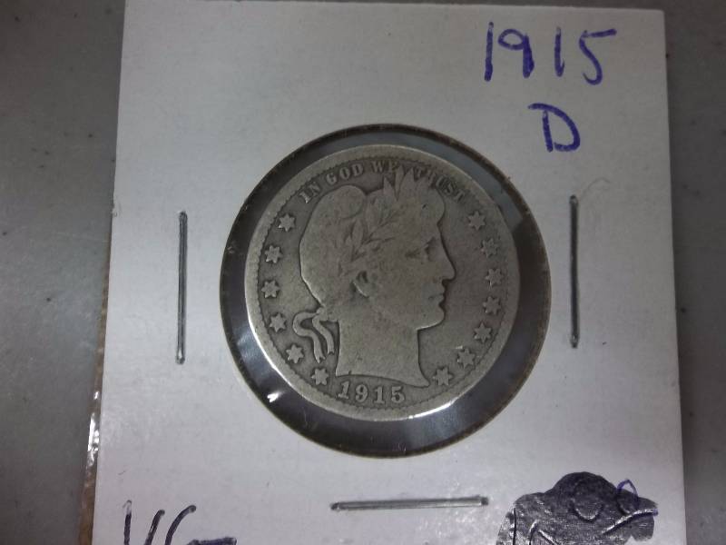 1915 D Barber Quarter