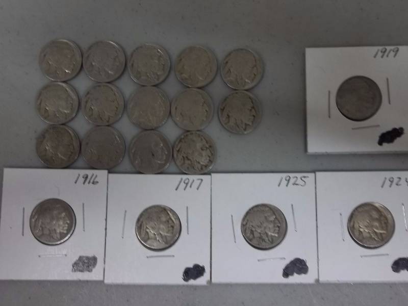 19 Buffalo Nickels (Most Have Readable Dates)