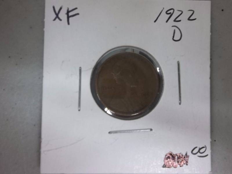 1922 D Lincoln Cent XF