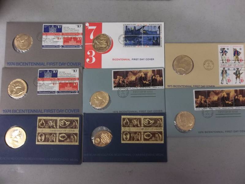 8- American Bi-Centennial First Day Covers