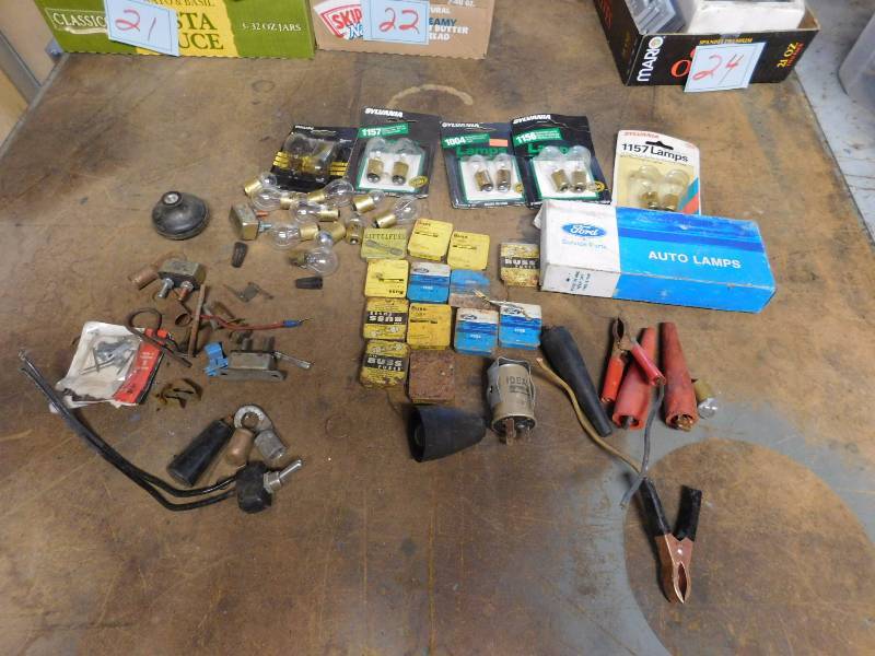lot 23 image: large lot of auto lamps and auto fuses