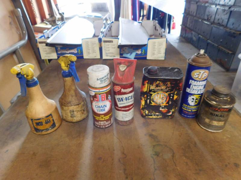 lot 34 image: vintage shop advertising chemicals