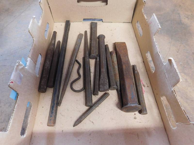 lot 35 image: large punches and wedges