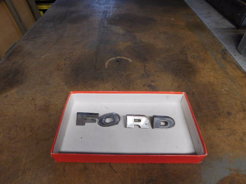 lot 45 image: set of  FORD letters