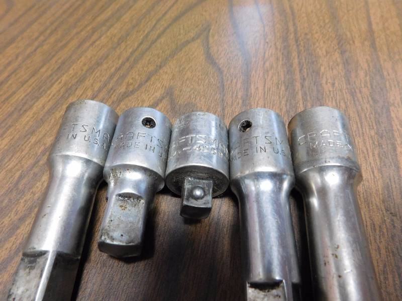 lot 63 image: 5 craftsman extensions see photos