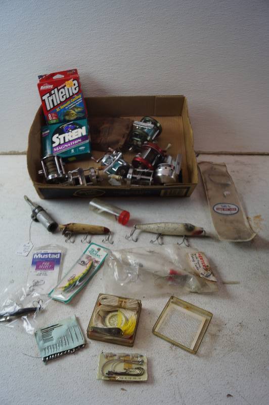 Vintage Reels, Lures and Duck Call
