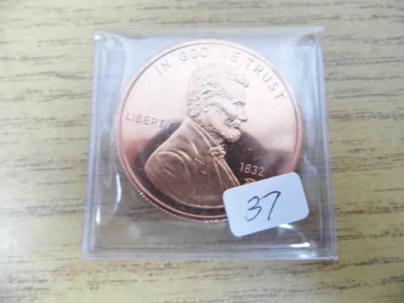Lincoln - Once Ounce Pure Copper