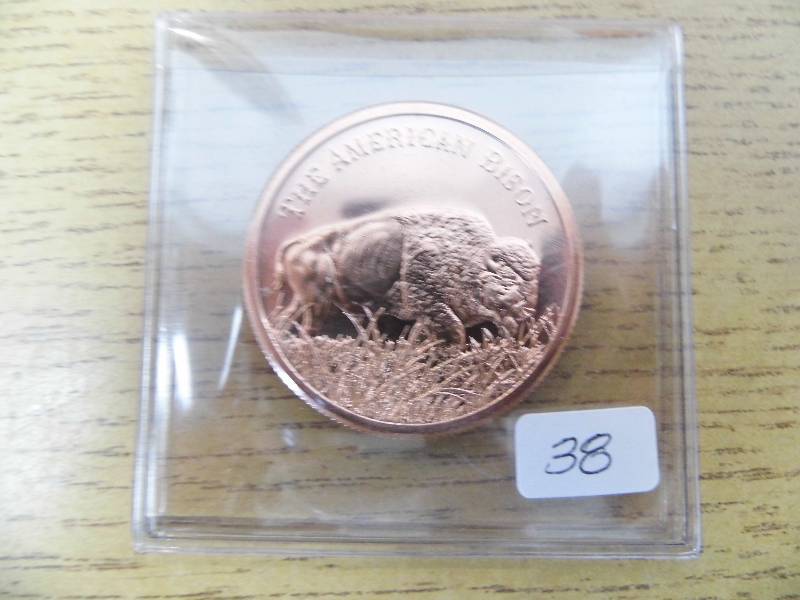 Bison - One Ounce Pure Copper