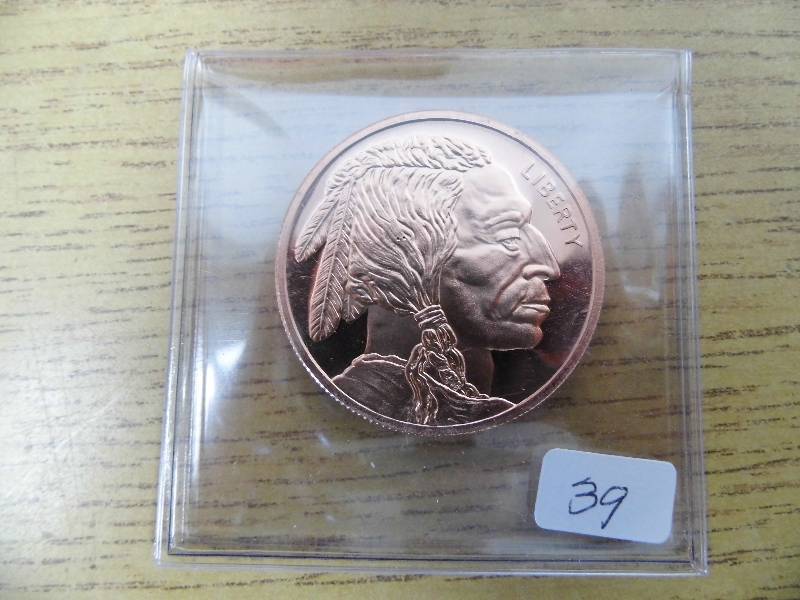 Native American - One Ounce Pure Copper