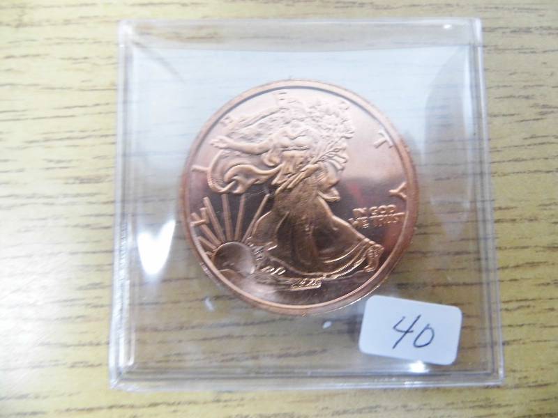 Walking Liberty - One Ounce Pure Copper