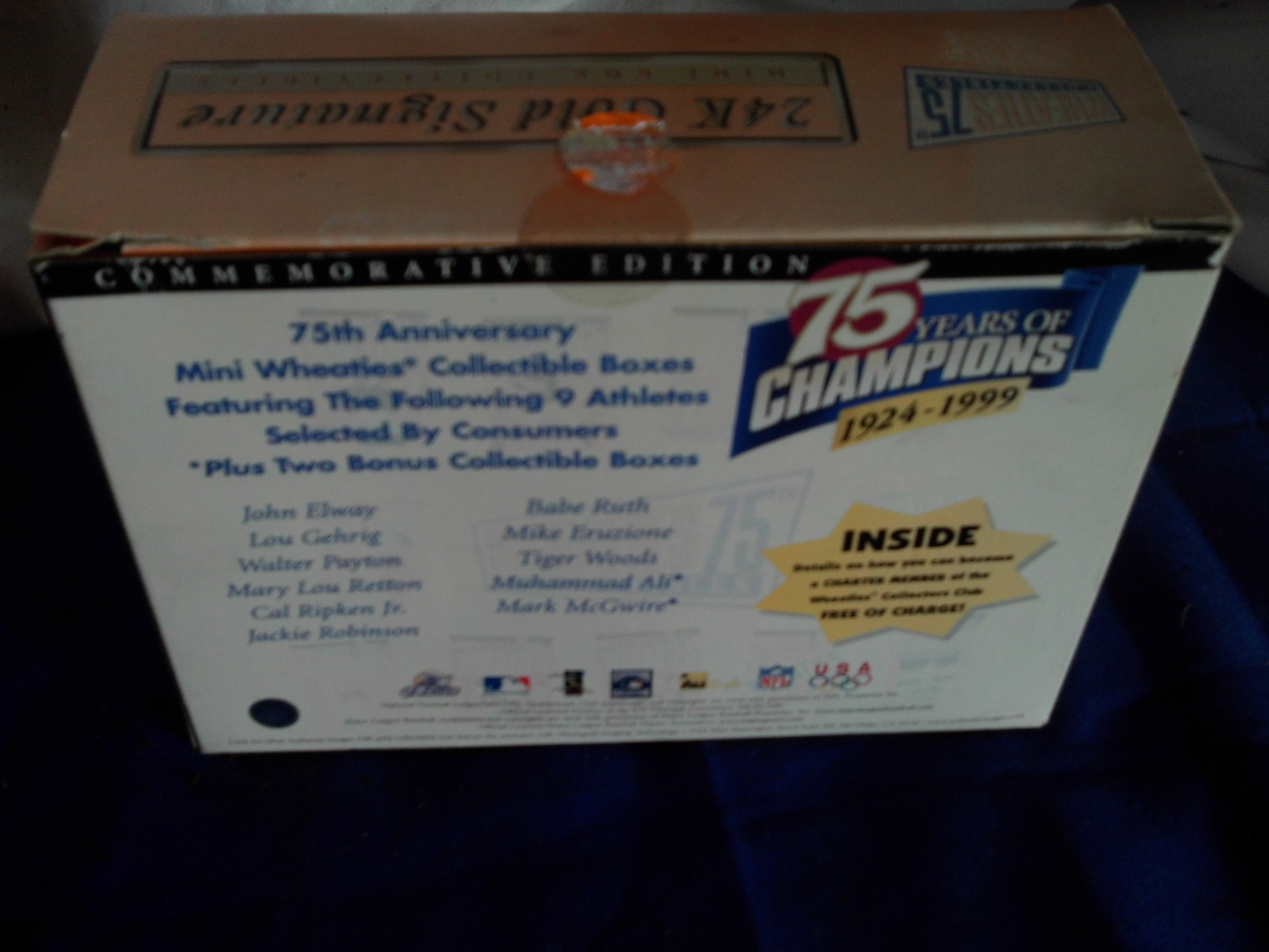 vintage collector wheates box