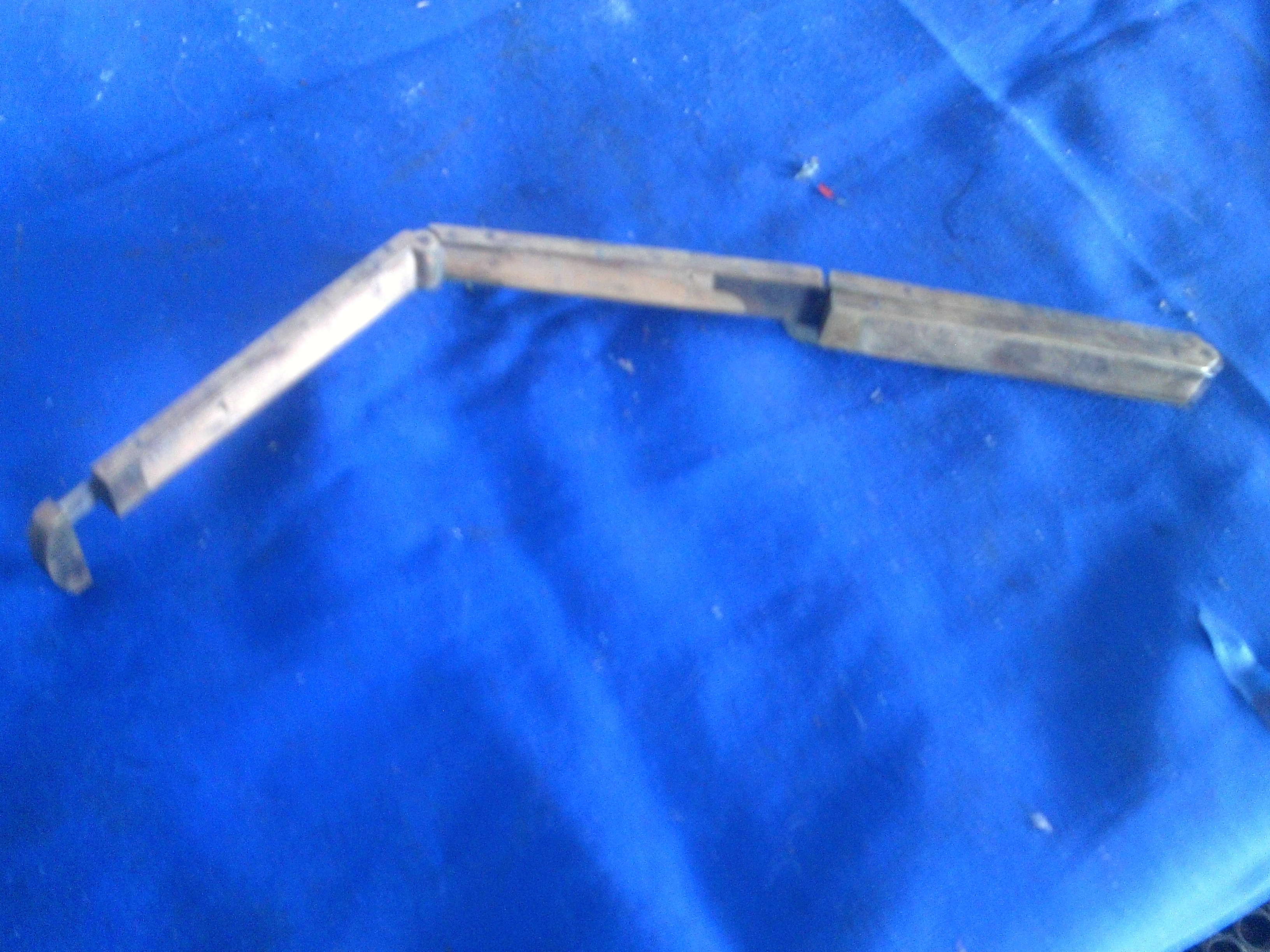 vintage brass ruler