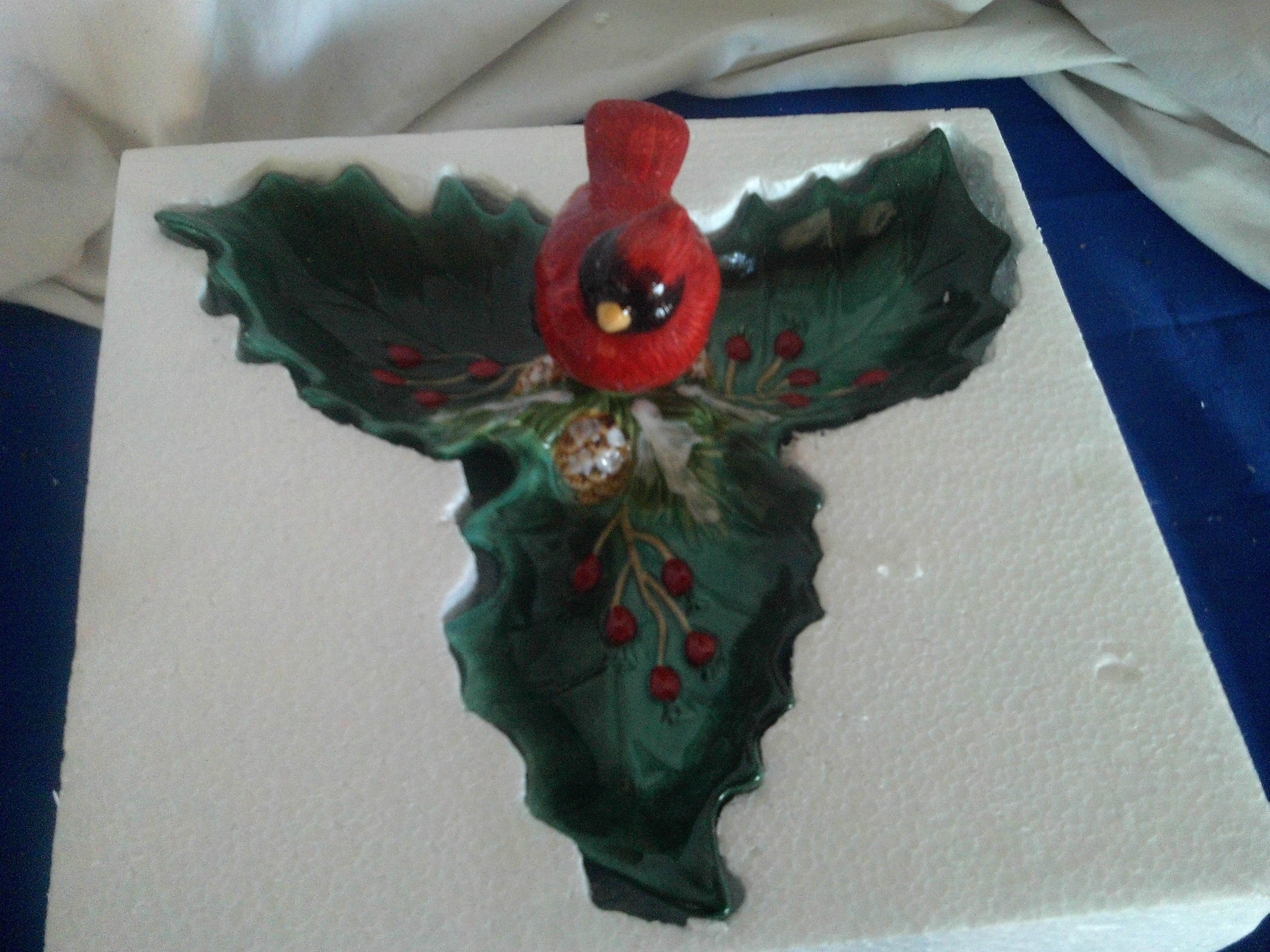 3 section cardinal dish