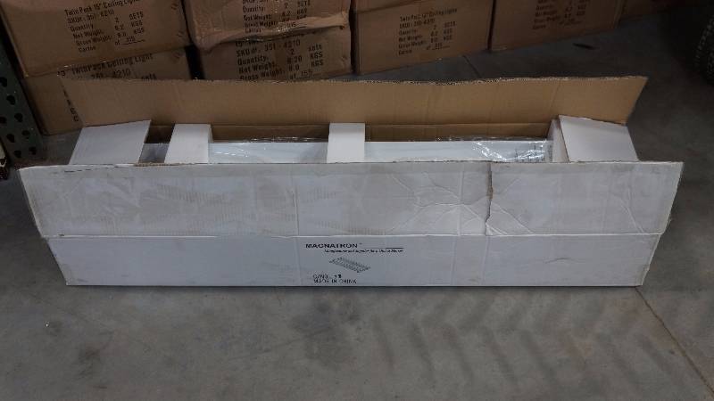 lot 20 image: 5 Sealed Boxes of Magnatron, Inc. DL-919 Series Linear Fluorescent High Bay Fixtures
