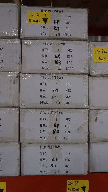 lot 21 image: 5 Sealed Boxes of Magnatron, Inc. DL-919 Series Linear Fluorescent High Bay Fixtures