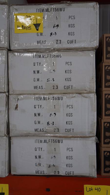 lot 22 image: 4 Sealed Boxes of Magnatron, Inc. DL-919 Series Linear Fluorescent High Bay Fixtures
