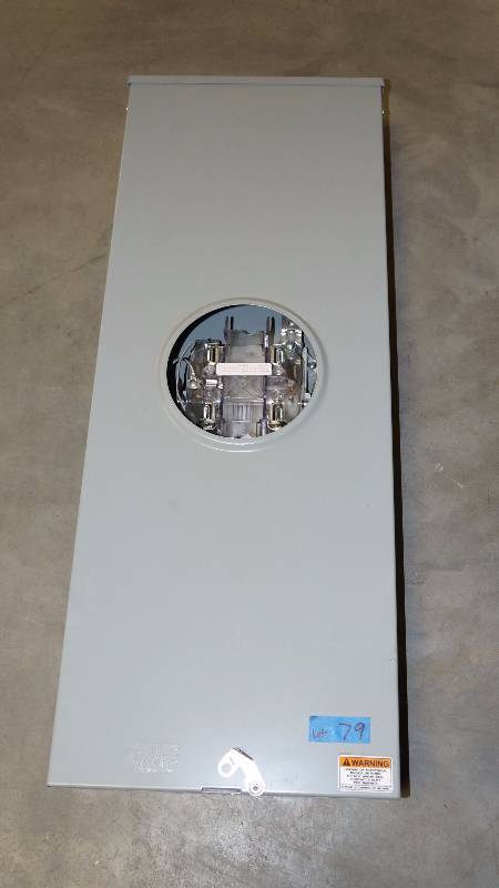 lot 79 image: New Cutler Hammer Meter Box