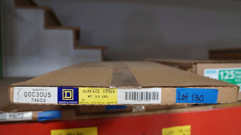 lot 130 image: NIB Square D Surface Cover