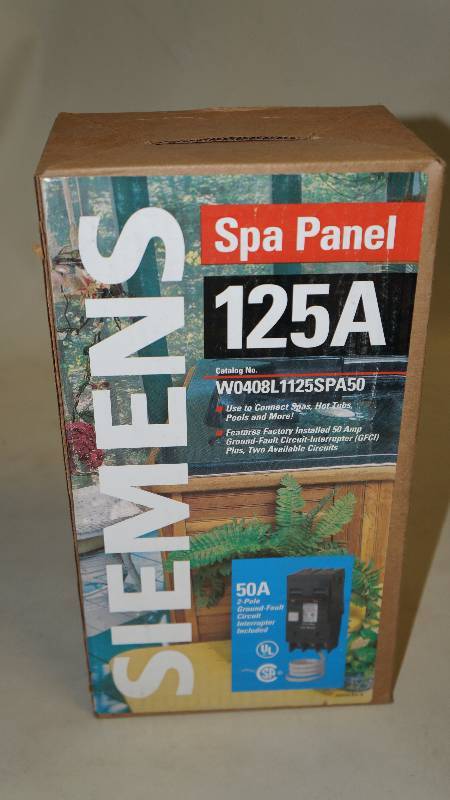 lot 172 image: NIB Siemens 125 Amps Spa Panel