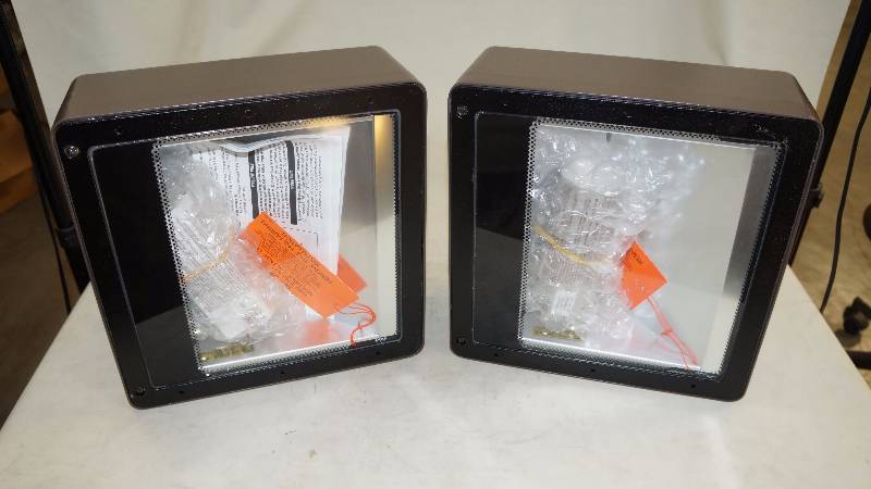 lot 350 image: Qty 2 NIB Ruud Lighting MW0515-M 150W HPS Outdoor Light