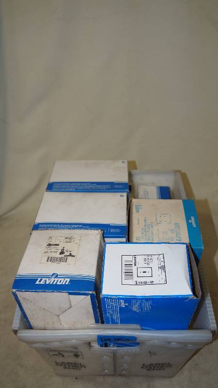lot 453 image: Mixed Lot of Leviton Face Plates