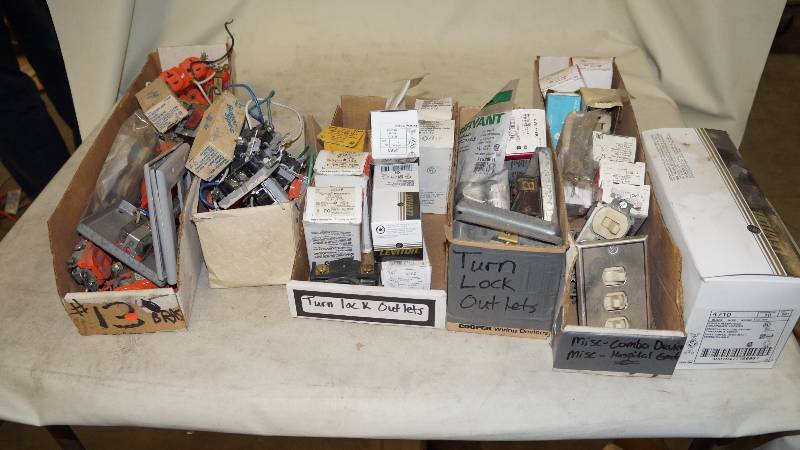 lot 474 image: Misc. Lot of Commercial & Hospital Grade Receptacles