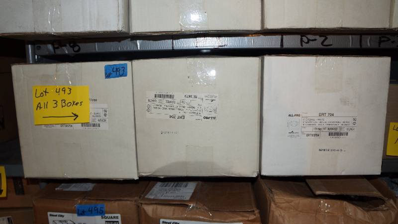 lot 493 image: Qty 18 NIB Sealed All Pro 6 Eyeball White Lighting ERT704