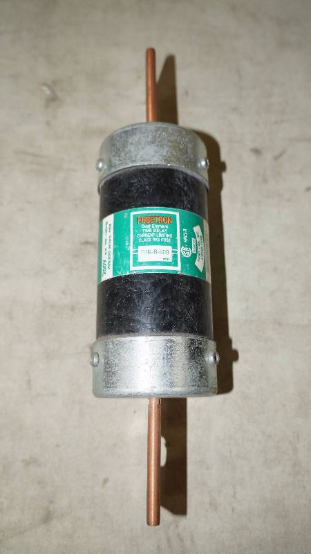 lot 515 image: Fusetron Dual Element Time Delay Current Limiting Class RK5 FRN-R-600 250 Volt 200,000 AmpsFuse