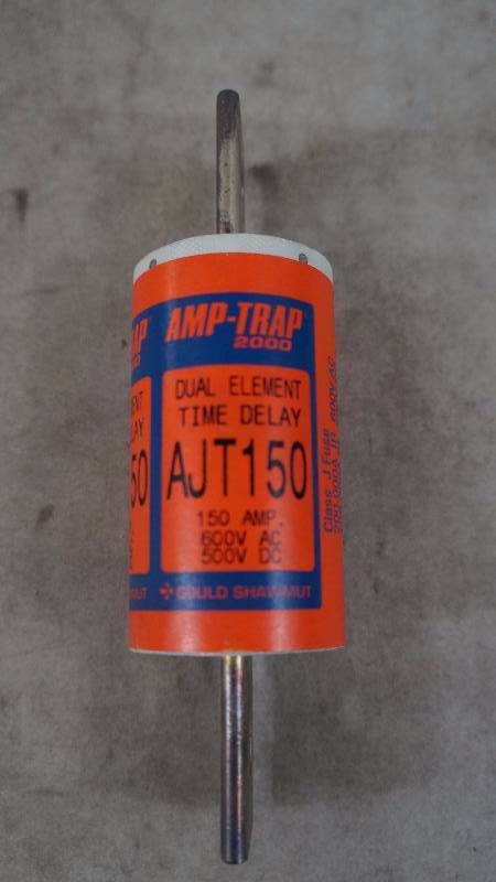 lot 510 image: NIB Gould Shawmut 150A 600V AJT150 Amp-Trap Fuse