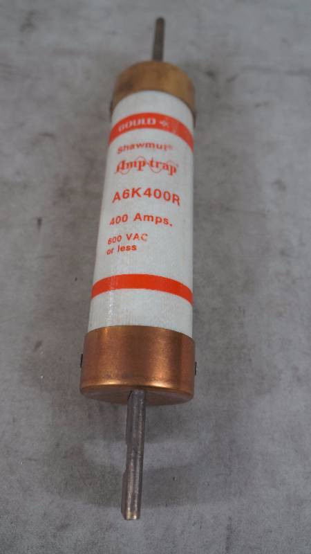 lot 541 image: Gould Shawmut Amp-trap 400 Amps Class RK1 Fuse