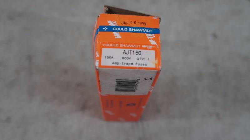 lot 509 image: NIB Gould Shawmut 150A 600V AJT150 Amp-Trap Fuse