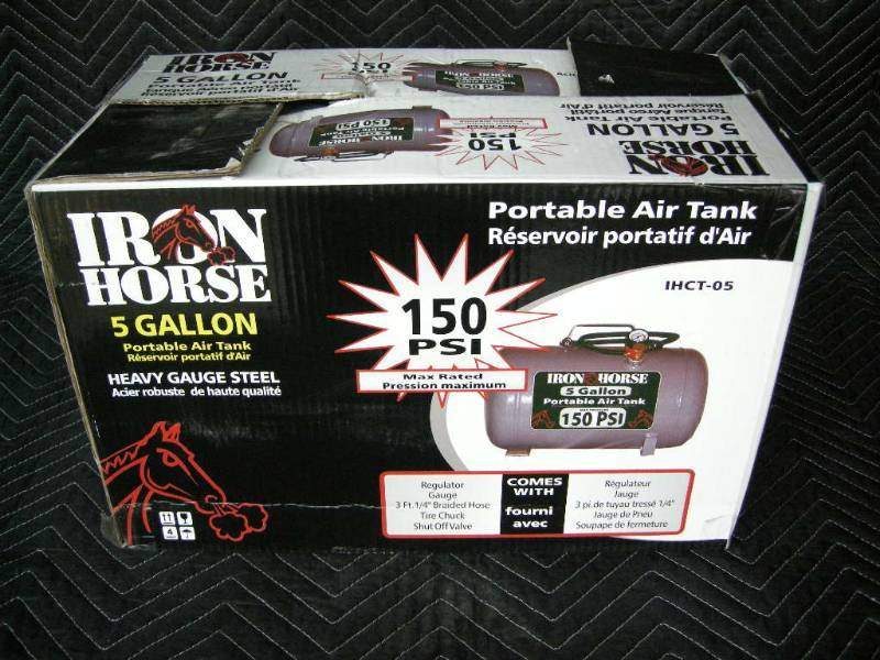 Iron Horse 5 gallon Air Tank