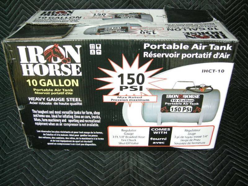 Iron Horse 10 gallon Air Tank